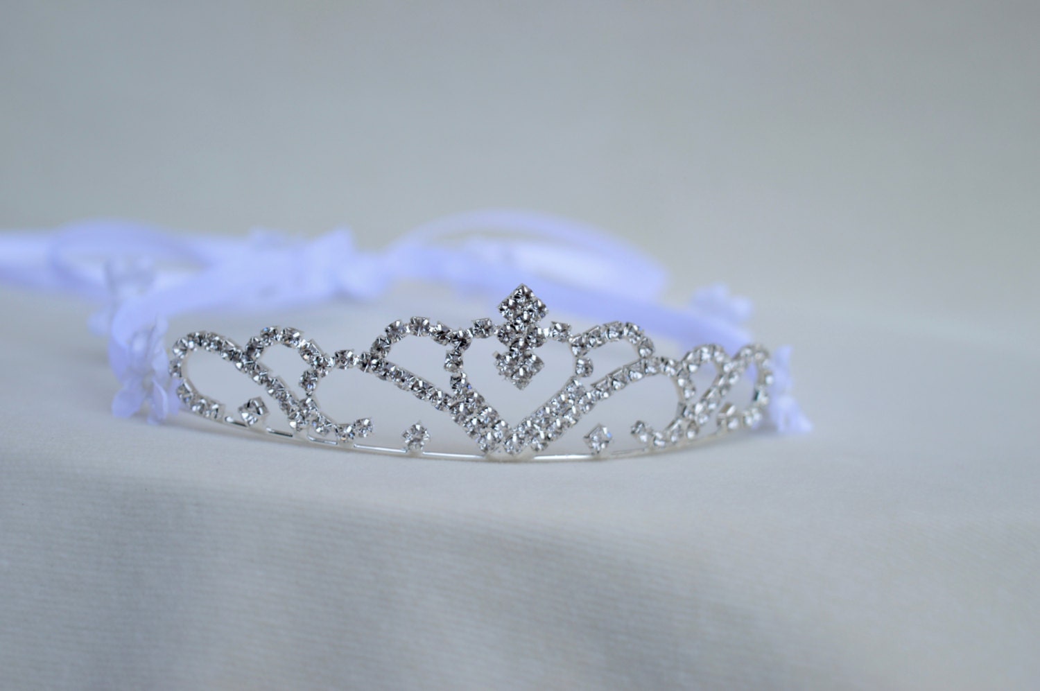 Toddler Rhinestone Tiara / Baby Girl Tiara / Flower Girl Tiara