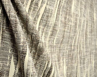 Timberland Bark Grey Cream Beige Contemporary Tree Bark Texture Fabric