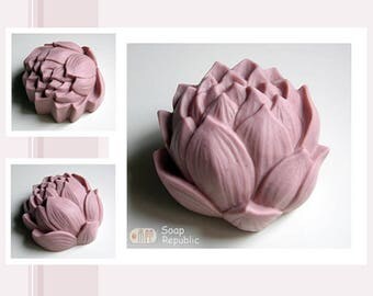 SoapRepublic Graceful Lotus Silicone Soap Mold