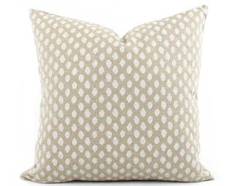 Sahara Beige Decorative Pillow Cover, Cream Throw Pillow, 18x18, 20x20, 22x22 Euro or Lumbar Pillow, Beige and Cream Pillow, Accent Pillow