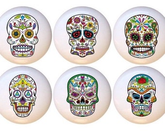 Skull drawer knobs Etsy