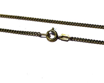 Antique Am Double Gold Filled 2 MM Chain 23-1/2 inches long J0021