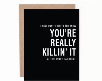 Father's Day Card, Card for New Dad, Card for Husband, Card for Boyfriend, Card for Kids' Dad, Happy Father's Day, Sentimental Card