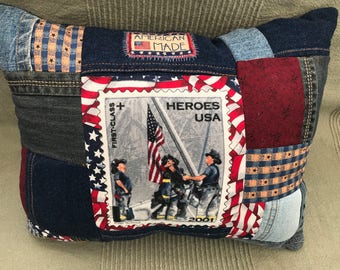 Patriotic- 9-11 Tribute Pillow - USA Pillow