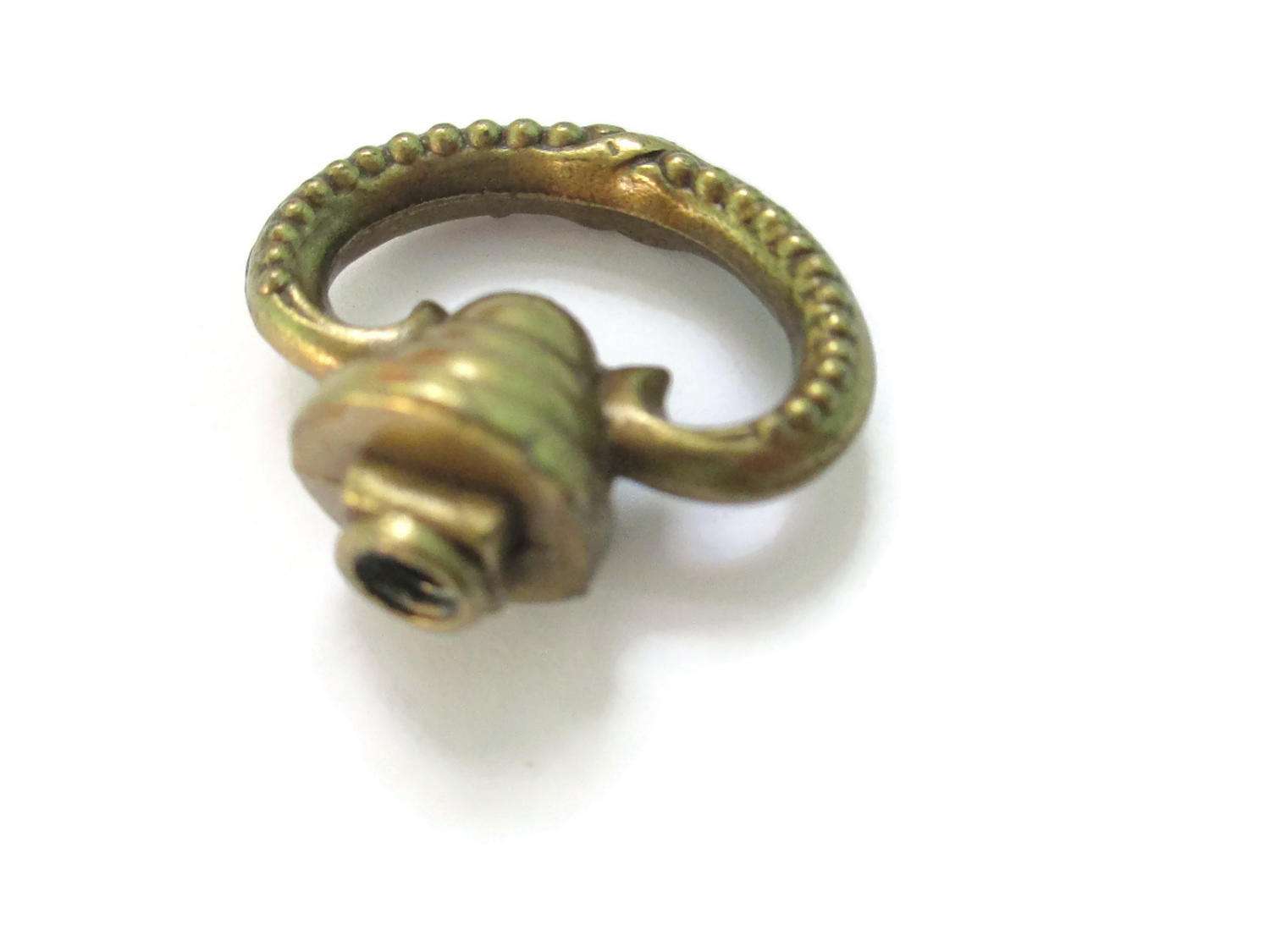 Vintage Faux Key Knob Pulls for Door or Drawer Front Small