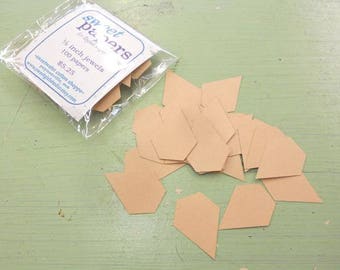 Jewels...1/2 inch jewel papers...100 pieces, laser cut
