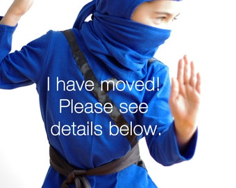 Ninja costume - My Costume shop HAS MOVED - Please see listing details for more info.