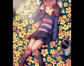UNDERTALE Frisk print