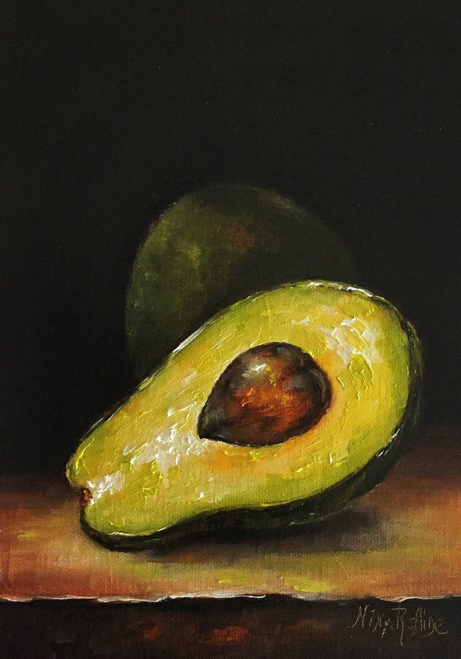 Натюрморт с авокадо