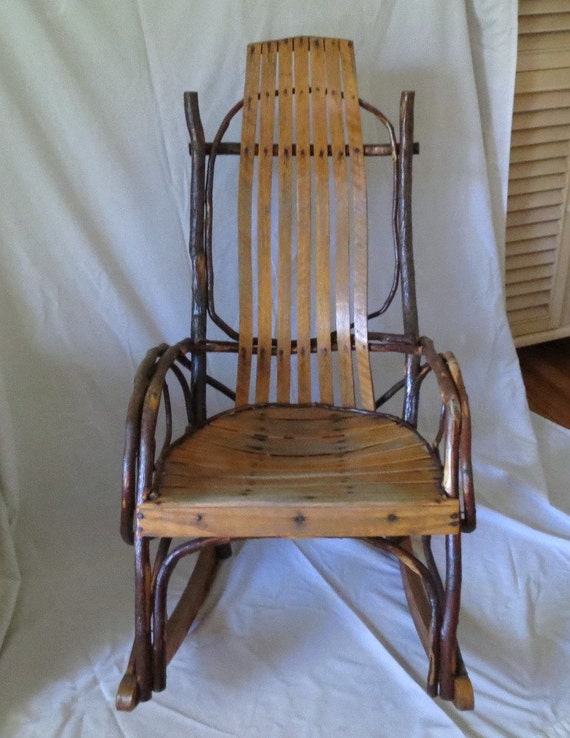 Charming Vintage Amish Twig Bentwood Rocking Chair / Rocker
