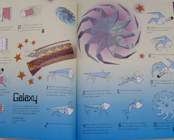 Planet Origami Book Origami Projects Book Craft Book Used Craft Book Paper Creations