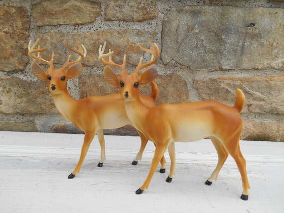 plastic deer figurine