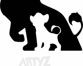 Download Lion King SVG cutting file for Silhouette and Cricut from ...