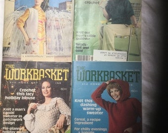Vintage The Workbasket magazines