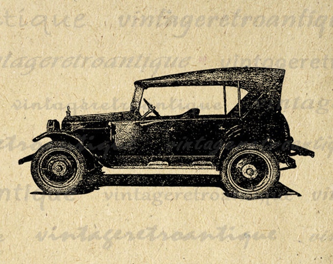 Printable Graphic Old Antique Car Image Automobile Download Digital Vintage Clip Art Jpg Png Eps HQ 300dpi No.2091