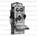 Antique Telephone Digital Printable Image by VintageRetroAntique