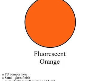 Heat Transfer Vinyl ~ Fluorescent Orange