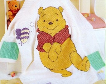 Pooh cross stitch Etsy