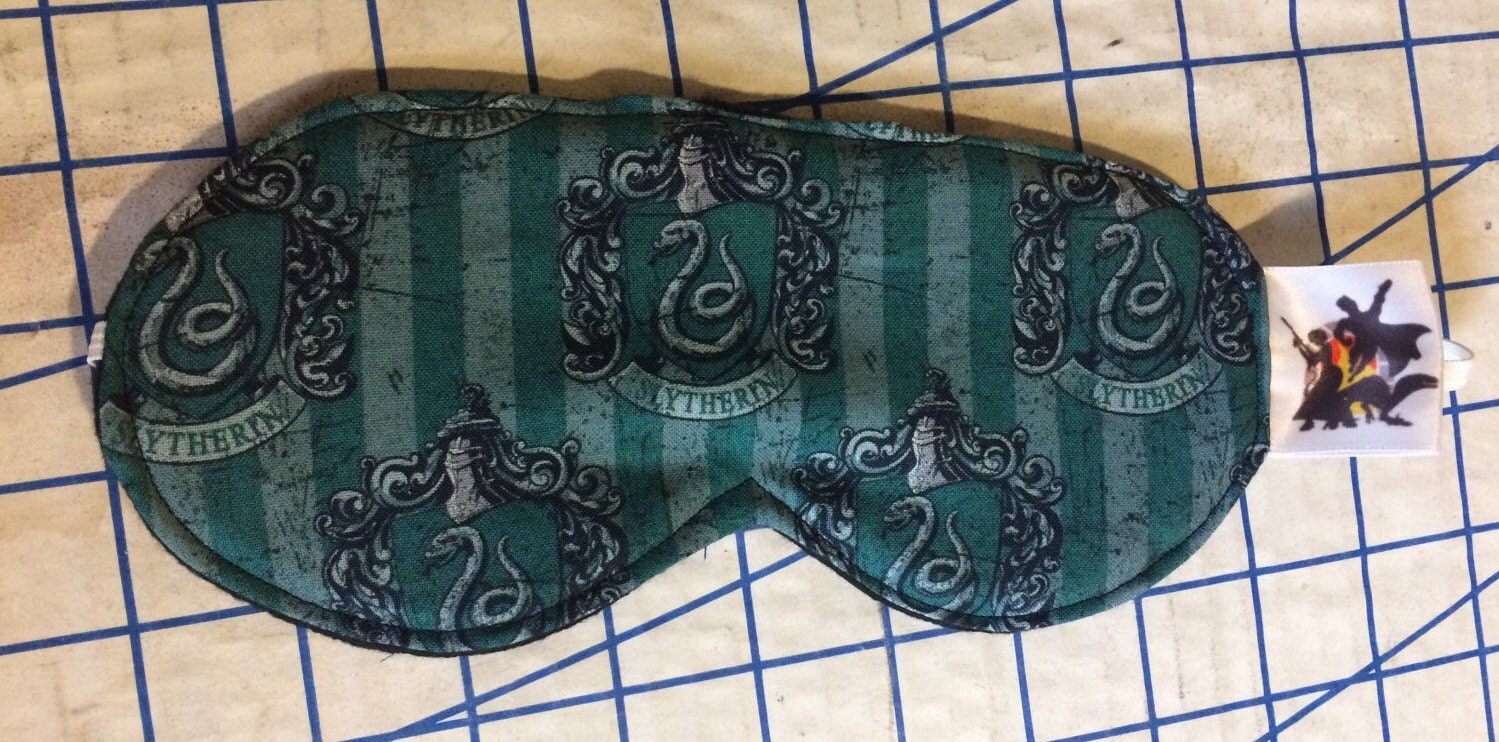 Slytherin Sleep Mask Harry Potter Sleep Mask Harry Potter