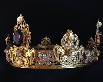 Renaissance crowns Medieval Tudor Elizabethan by CourtlyCharm