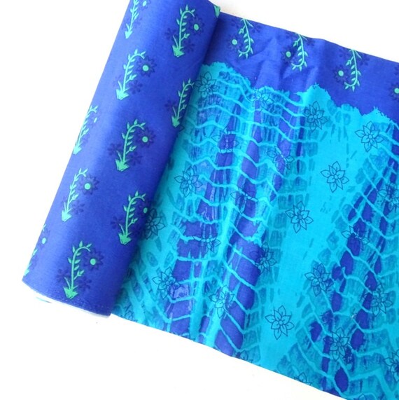 Jewel colors fabric vibrant cotton fabric Indian fabric