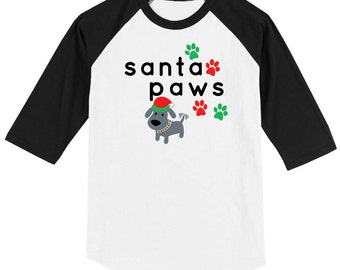 santa paws t shirt