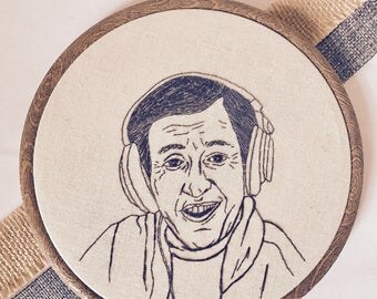 Alan Partridge 6" Embroidery