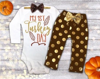 Newborn thanksgiving outfit | Etsy