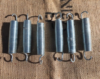 Large, Shiny Metal Springs-for crafts, altered art, assemblage, supplies