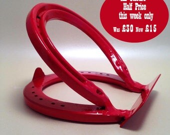 Ipad Stand Book Stand Tablet Stand Made from Horseshoes.