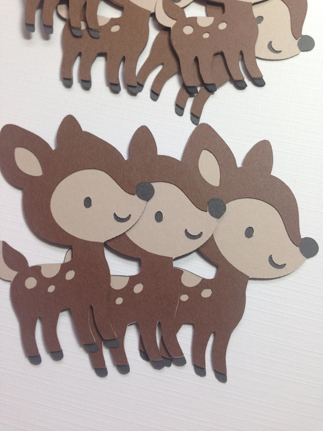 Deer Cut Outs 6 3 Forest Creature Die Cuts Woodland