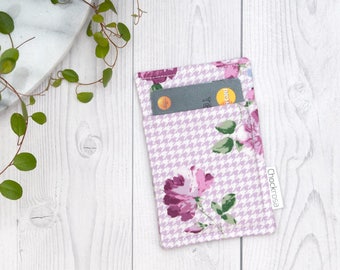 Slim fabric wallet, Thin fabric wallet, Cardholder wallet, business card case, wallet gifts, gift card case, ladies wallet, women wallet