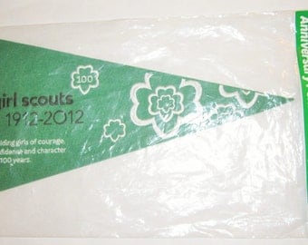 Girl Scout 100th Anniversary Pennant in Original Package