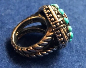 Sterling Silver Native American Turquoise Ring