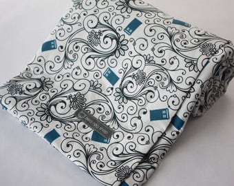 Doctor Who Baby Blanket--Whimsical Tardis-MTO