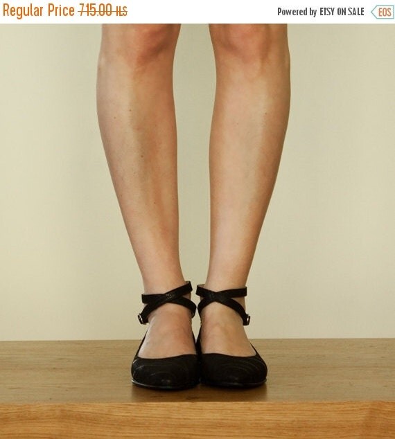 leather flat pumps shoes