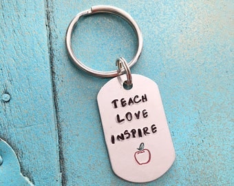 Teach Love Inspire octagon mini sign gift ideas gift for