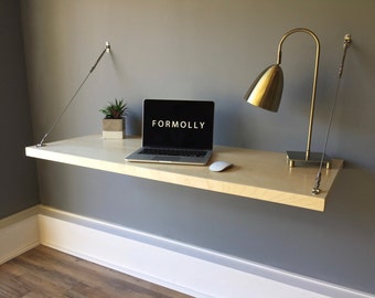 Wall Hanging Desk wall mounted floating desk maple Wall Hanging Desk wall mounted floating desk maple