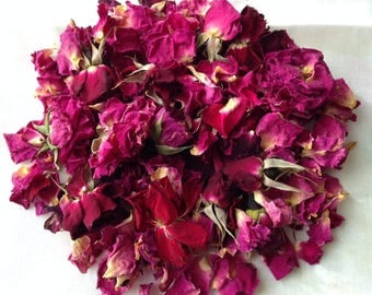 Dried Rose Petals and Rose Buds