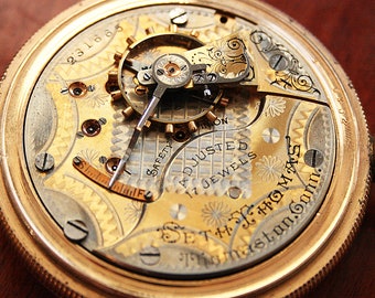 Amazing American Seth Thomas Gold Filled 17 Jewel Pocket Watch