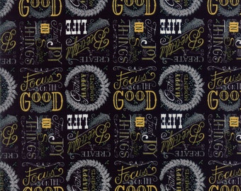Bee Inspired Yardage by Deb Strain for Moda Fabrics. 19791 13 Ebony