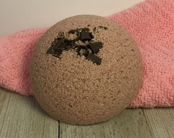 Chocolate Half Bath Bomb, Bath Fizzie, One Bath Bomb, Brown Chocolate