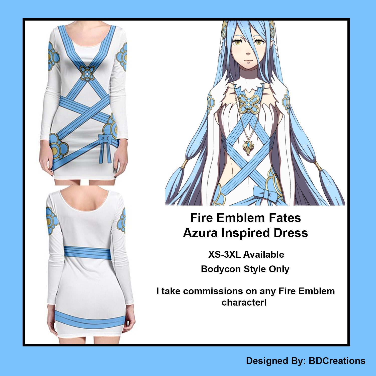 Azura Fire Emblem Fates Dress 4491