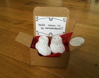 Pregnancy Announcement - Pregnancy Reveal To Grandparent- Baby Reveal To Family - Announcement Box- Pregnancy Reveal - Baby Announcement