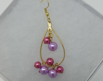 Pearls Dangling Earrings set