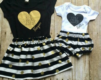 Coordinating sibling outfits!! Big sister little sister outfits!!