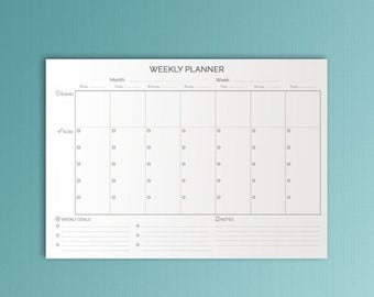 Desk calendar | Etsy