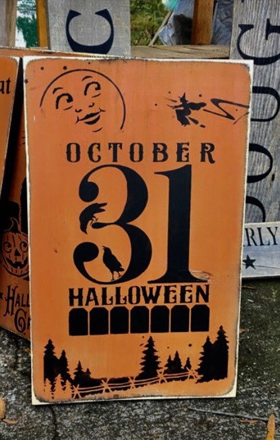 Items Similar To October 31 Sign Halloween Sign Vintage Halloween items-similar-to-october-31-sign-halloween-sign-vintage-halloween