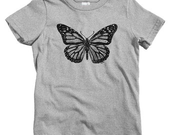 Kids butterfly shirt | Etsy