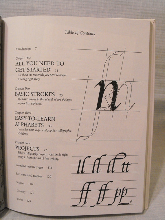 Vintage 1996 First Step Series Calligraphy By Don